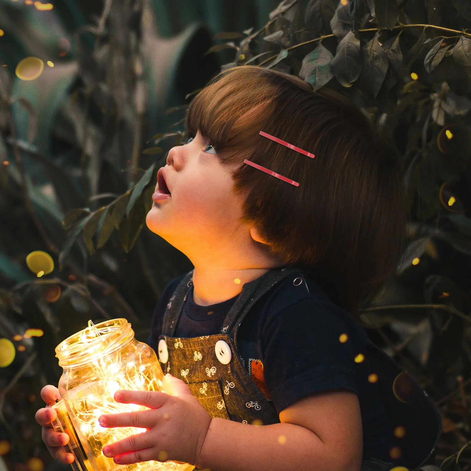 10 Uds. Pinza para el pelo de juego de rol, horquilla roja de dibujos animados, horquilla de Metal ligera y segura para fiesta de Cosplay, pasadores para el cabello de uso diario