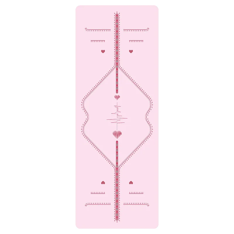 For Printed PU rubber yoga mat for women, sweat-absorbing and non-slip, local tyrant mat, water-absorbing, anti-cracking and non