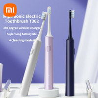 2022 Xiaomi Mijia Sonic Electric Toothbrush T302 Household Waterproof Rechargeable Student Toothbrush Soft Brush Head for Home