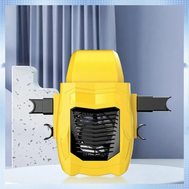 

AM-New Car Back Seat-Cooling Fan 3 Speed Adjustable Backseating Ventilation Sheet Fan USB Rechargeable Air Fan