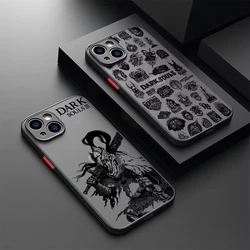 Hot Game Dark Souls Phone Case For IPhone 16 15 14 13 12 11 Pro Max X XR XS 7 8 Plus Mini SE 2020 2022 Matte Case