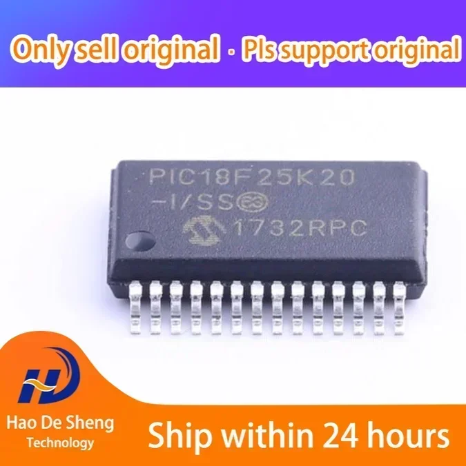 

10PCS/LOT PIC18F25K20-I/SS PIC18F25K20T SSOP-28 New Original In Stock