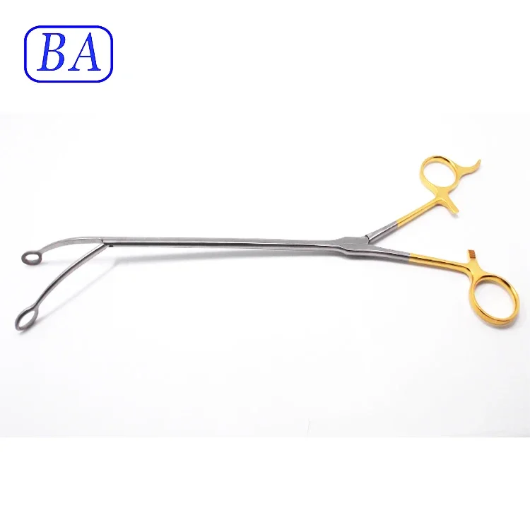 Surgical Thoracoscopy masher grasper oval forceps