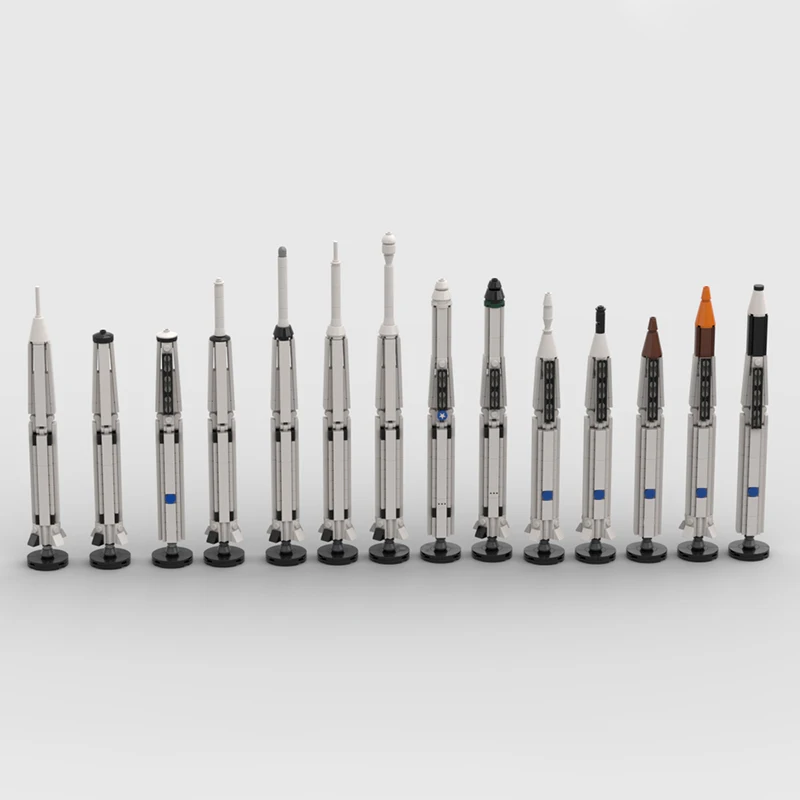 

1341PCS MOC Space Exploration Thor Collection 1 Saturn V Scale Model Creative Building Blocks Assembly Building Blocks Gift Set