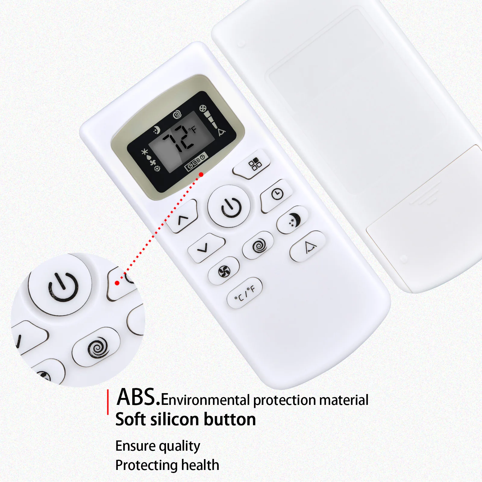 New AC Remote Control for Black+Decker Portable Air Conditioner BPACT12WT BPACT14HWT BPACT14WT BPACT08WT BPACT10WT BPACT12HWT