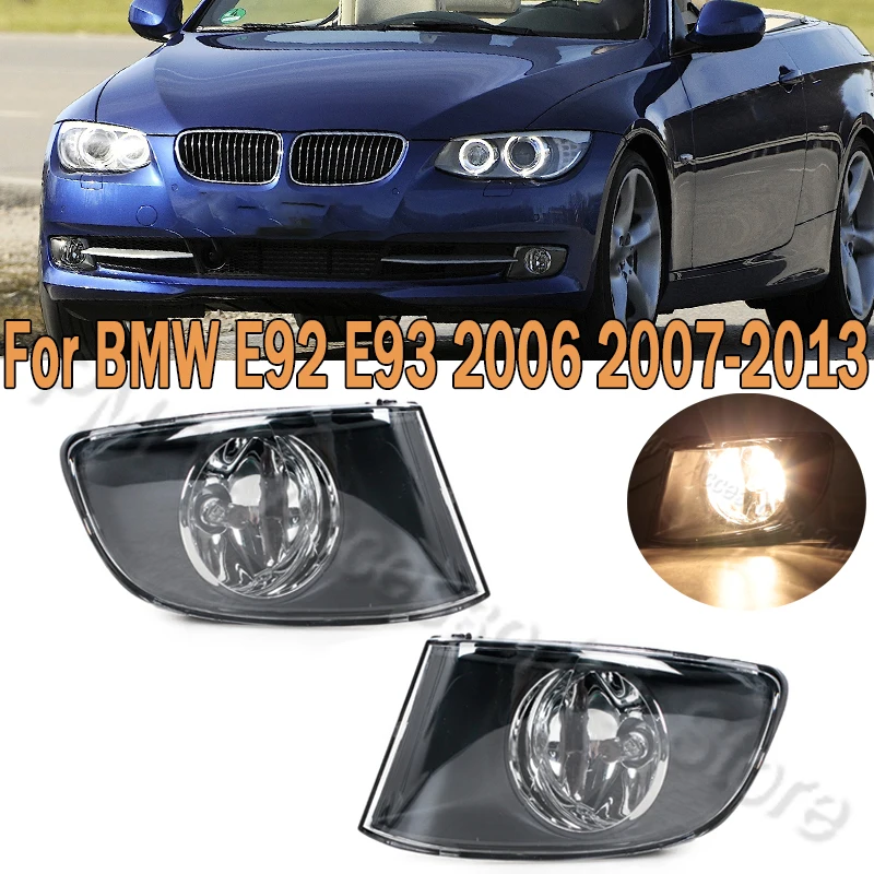 PMFC Front Bumper Fog Light Assembly Foglamp For BMW E92 E93 2006 2007 2008 2009 2010 2011 2012 2013 63176937465 63176937466