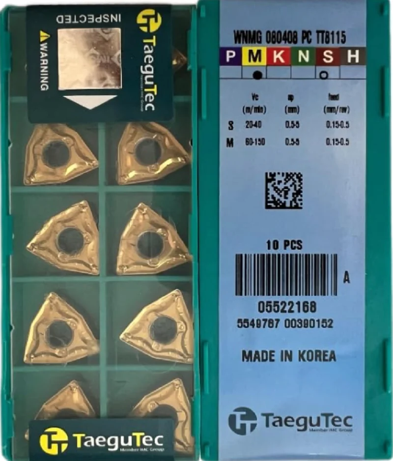 

WNMG080408PC TT8115 /Alloy blade 10 PCS