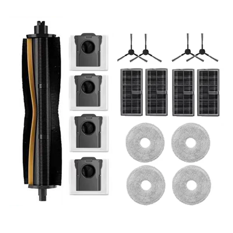 

B62B-For Dreame L10s Ultra Gen 2 / L30s Ultra Vacuum Cleaner Accessories Main Side Brush Mop Filter Dust Bags