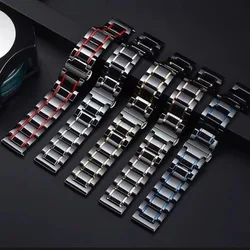 22mm Ceramic Bracelet For Xiaomi Watch S4 Sport Metal Link Strap For Xiaomi Watch 2 2Pro S3 S2 S1Pro Band Mi watch Color 2 GSPro