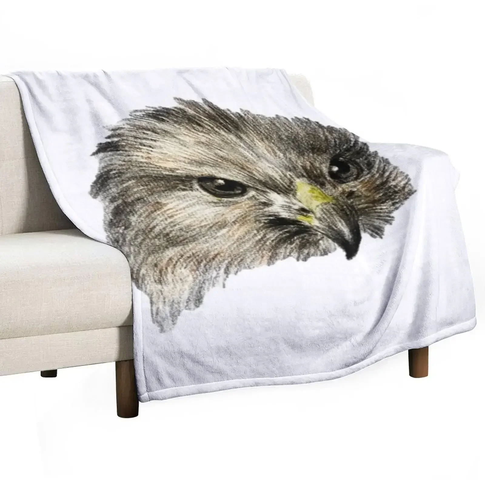 

The hawk Throw Blanket For Decorative Sofa warm for winter Blankets