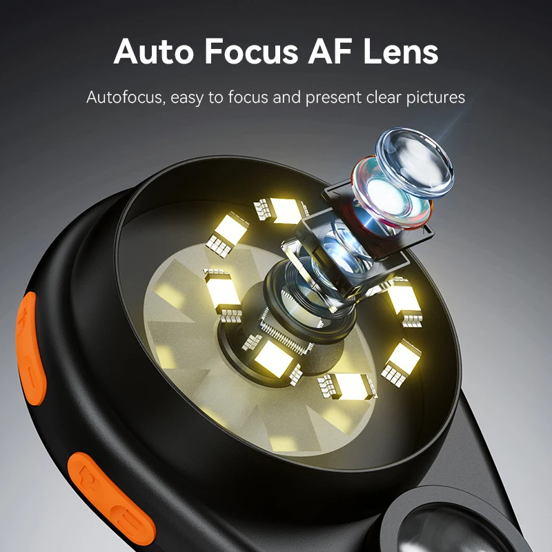 자동 초점 전자 디지털 현미경 500X 배율 2MP PCB 보석 시계 연구용 휴대용 미니 비디오 현미경