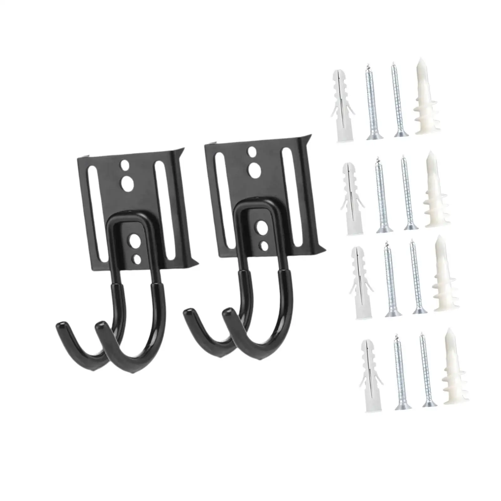 2x Utility Hooks Storage Hanger Power Tools Bike Heavy Duty Garage Hooks