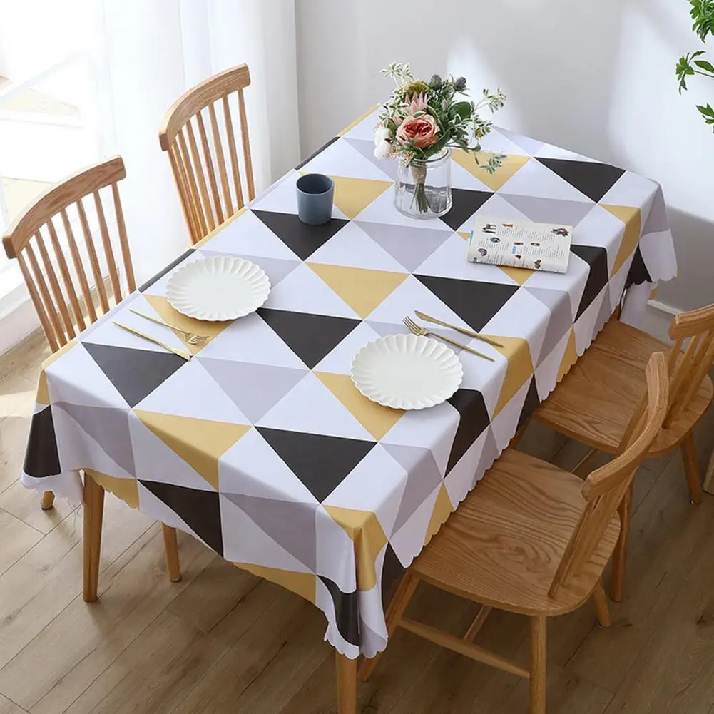 Exquisite Tablecloth Waterproof Decoration Non-slip Coffee Shop Table Cover