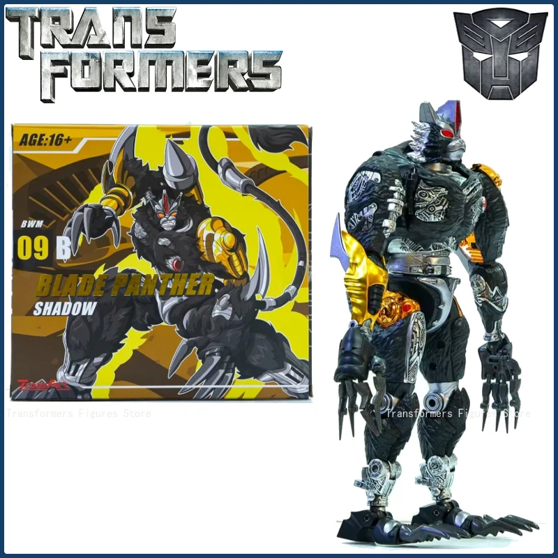 

В наличии Трансформер TA Beast Wars Series BWM-09B Металл Черная Пантера Подарок на день рождения Модель Фигурка Трансформер Оригинальные игрушки