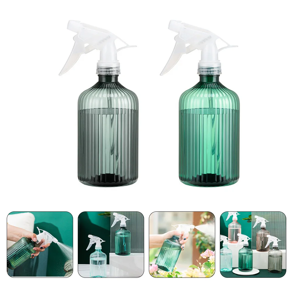 

2Pcs Plastic Spray Bottle 500ml Multipurpose Garden Watering Cleaning Sprayer Plant Water