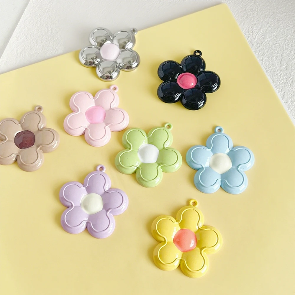 

Cordial Design 53*58MM 40Pcs DIY Pendant/Paint Effect/Hand Made/Flower Shape/Bag Pendant/Jewelry Findings & Components #194871