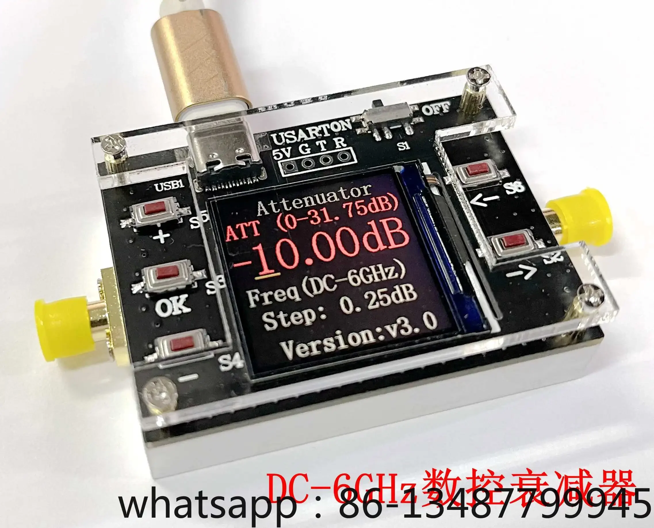 

TYPE-C type 6G digital programmable RF attenuator