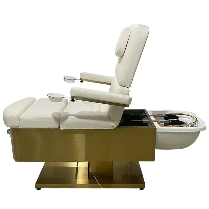 Nail Beauty Eyelash Beauty Bed Shampoo Chair Foot Massage Integrated Bed Lying Completely Foot Massage