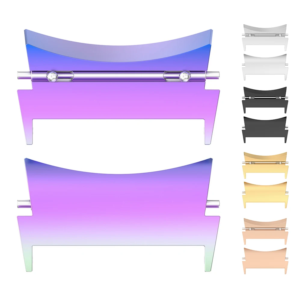 Verbindungs adapter Edelstahl-Verbindungs adapter Schnellverschluss-Feder stangen adapter für Samsung Galaxy Watch