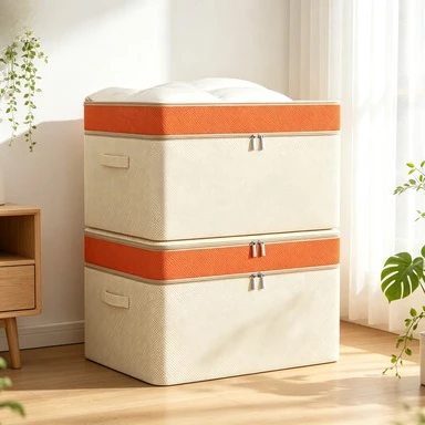 Suitable for Storing Quilts Clothes Organizer Storage Organizer Bedroom and Bed Sheets Clothes Organizing Box Stackable Home
