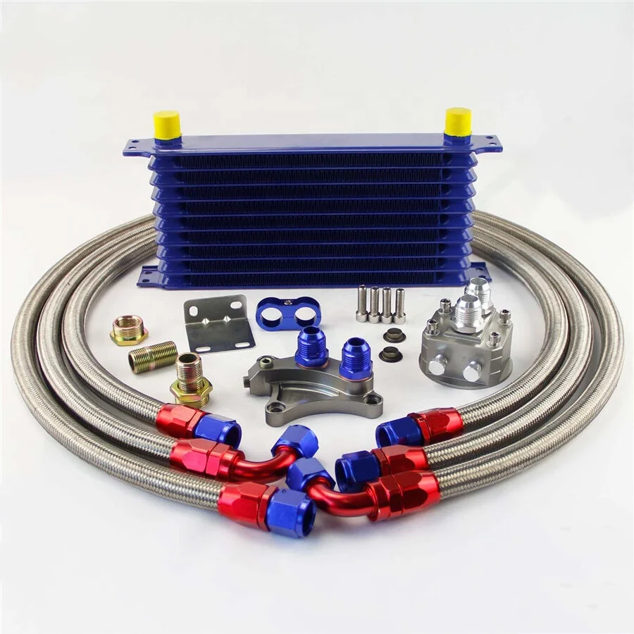 

10 ROW Trust OIL COOLER KIT FOR S13 S14 S15 180SX 200SX 240SX SR20DET