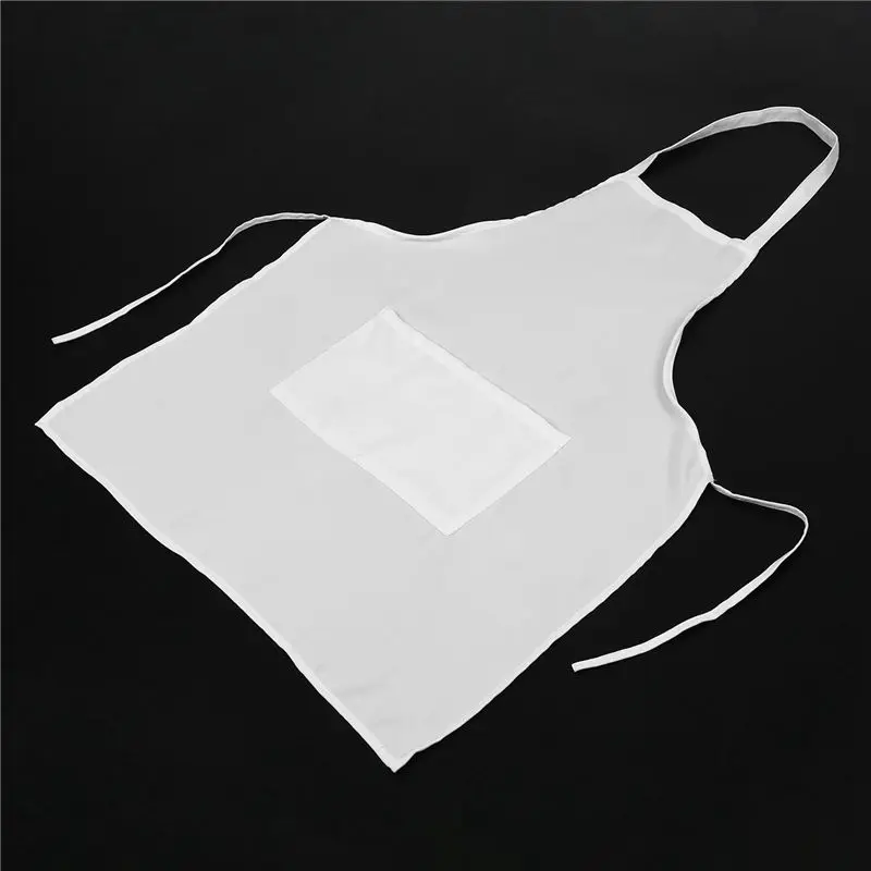 AC23-4 Pcs 73 X 58 Cm Apron Cook Kitchen House Restaurant (White)