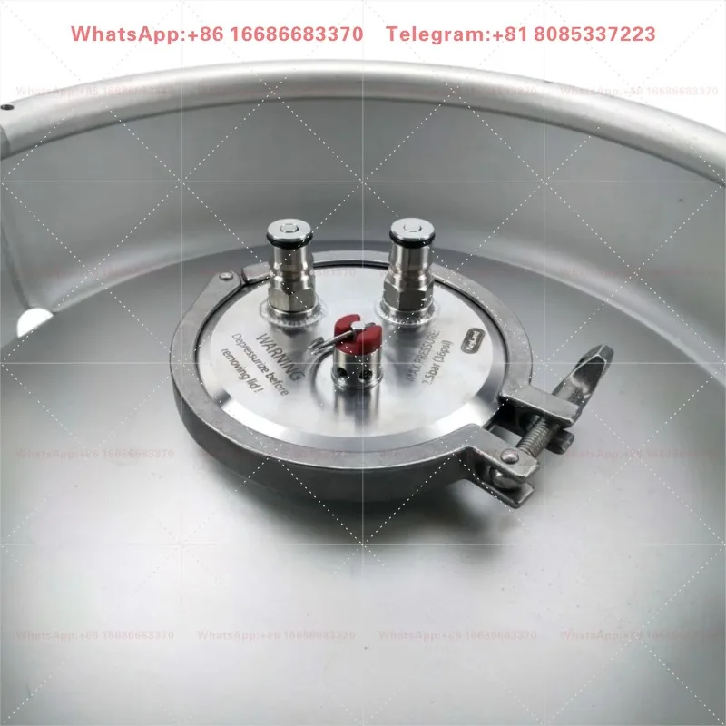 4 Inch Tri-Clover Fermenter Lid With Ball Lock Posts Floating Dip Tube & Pressure Relief Valve For Home Beer Brewing