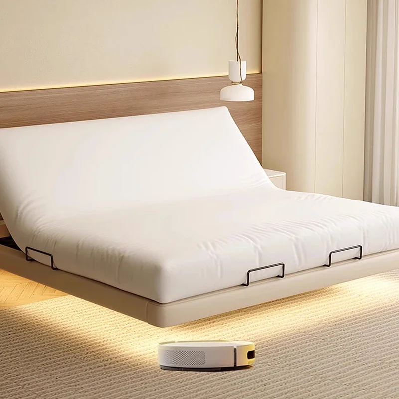 Modern Sofa Bed Human Dog Double Princess Sleeping Platform Leather Massage Bed Loft Bedroom Letto Matrimoniale Trendy Furniture