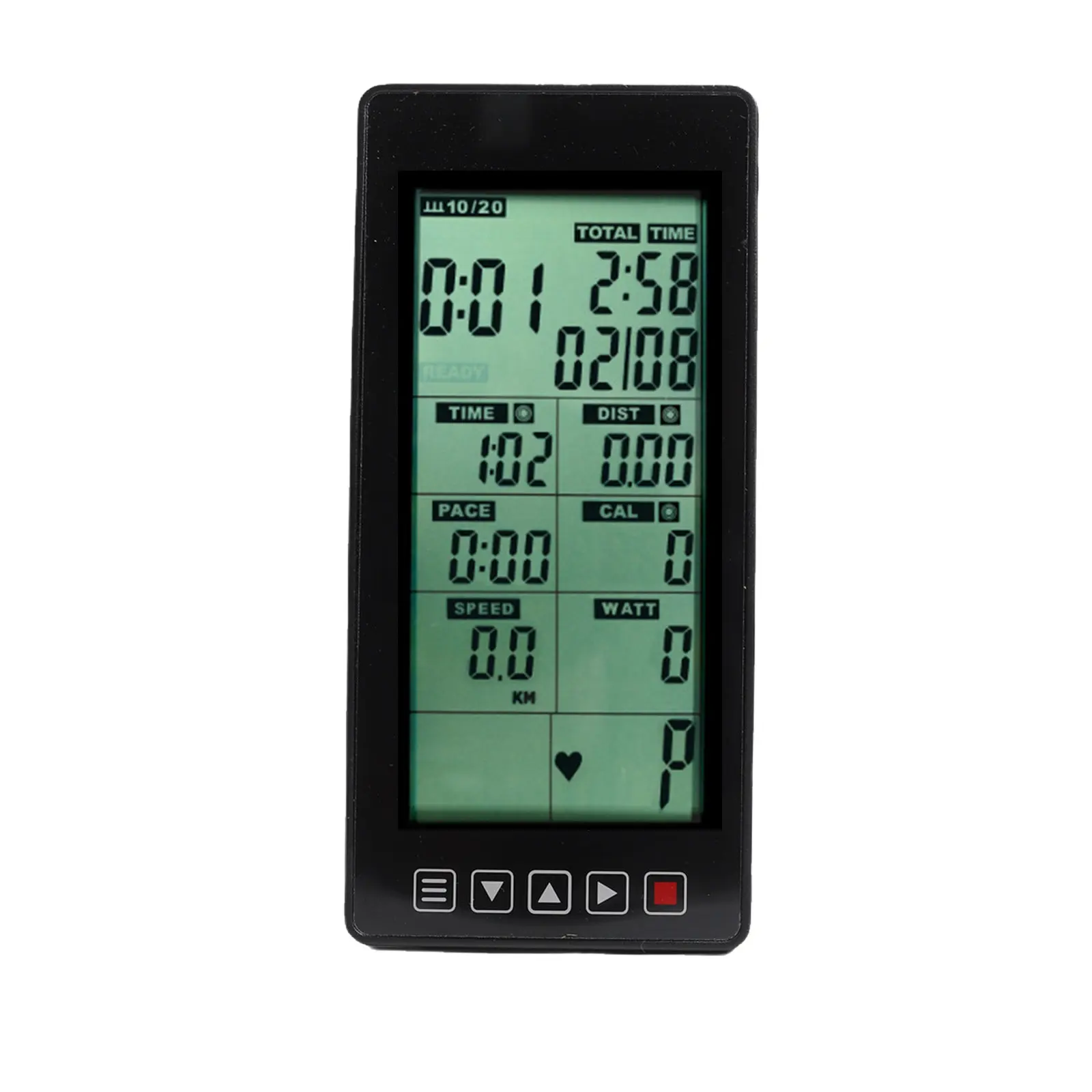 Multi Function Speedometer Monitor for Stationary Bikes Real Time Tracking of Time Speed Distance and Calories Burned