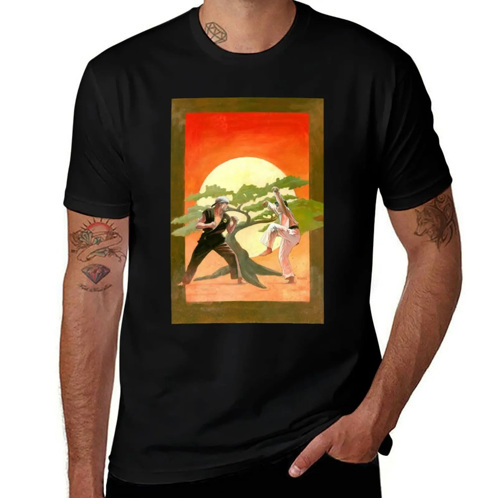 

shirts Painting designer T-Shirt T-Shirt Movie man graphic t shirt Poster Karate t Kid The