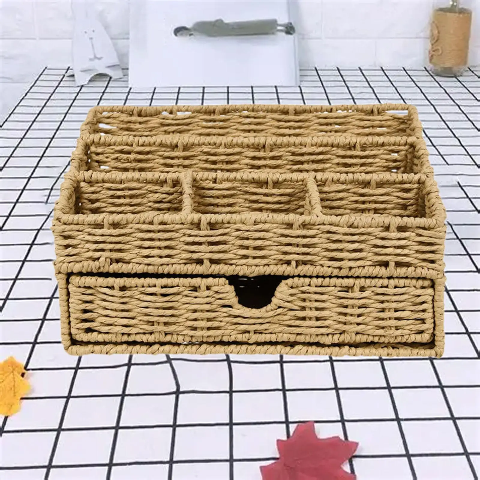 Cesta organizadora tejida para cosas de tu gato o perro - imagen 4