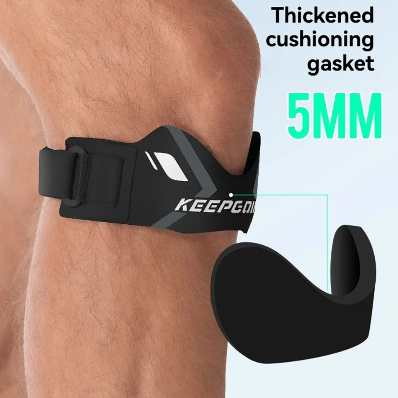 Patella Band Protection Kneecap Knee Tendon Support Strape Brace Adjustable Absorption Compression Pad Basketball