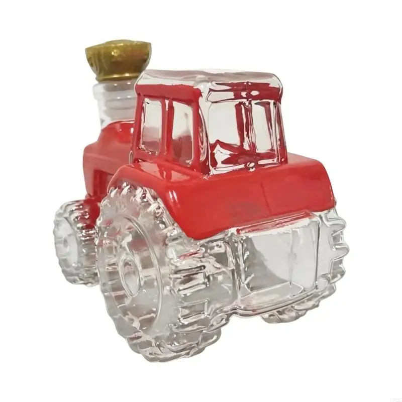 G92C Durable Tractors Figure Glass Vessel Produced For Long Time Alcohols Preservations