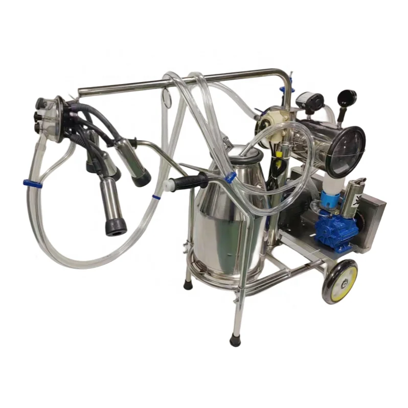 Farms High Efficiency Low Cost Easy To Clean Best Electric Automatic Cow Portable Milking Machine For Dairy Farm Goats