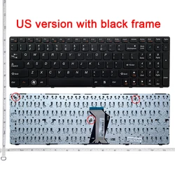 Clavier anglais noir américain pour ordinateur portable Lenovo, pour modèles G570, Z560, Z560A, Z560G, Z565, G575, G770, G575GX