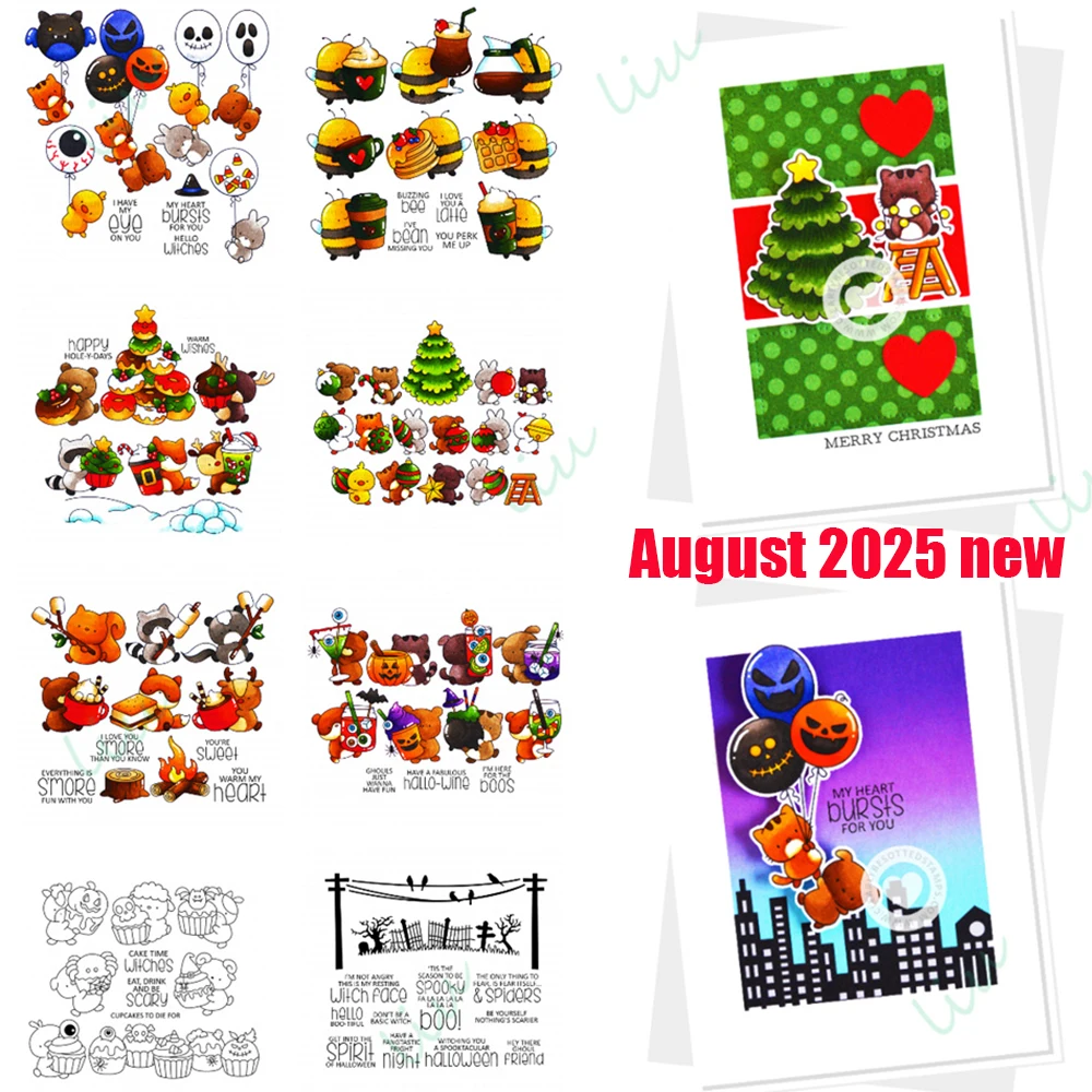 

Halloween Creepy Cupcakes Ghost Metal Cutting Dies Stamps for DIY Greeting Handmade Scrapbook Diary Decoration 2025 August New