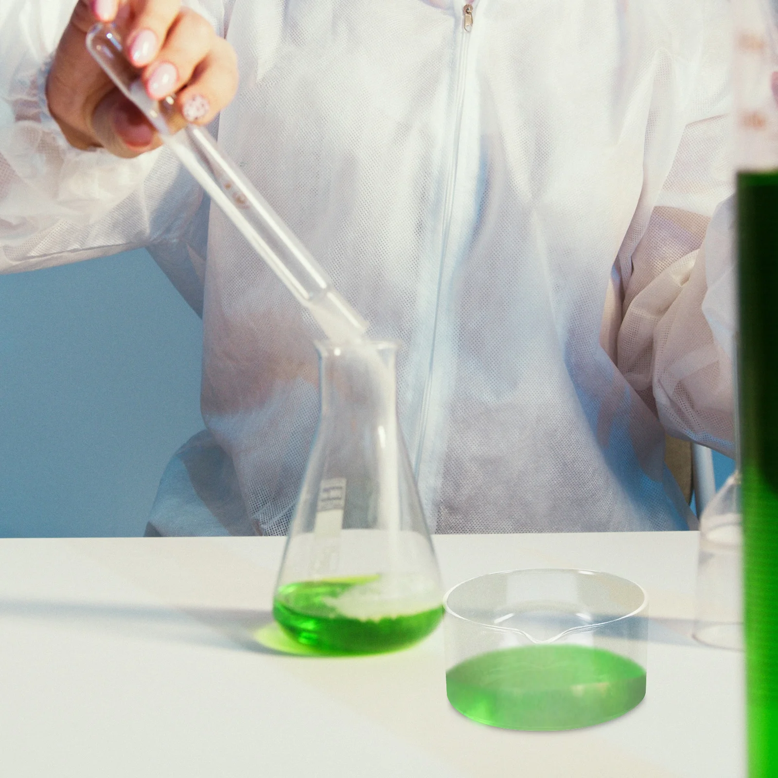 

Glass Crystallizing Dish Flat Bottom Sturdy Glass Evaporation Dish for Lab Experiments High Temperature Resistant Laboratory