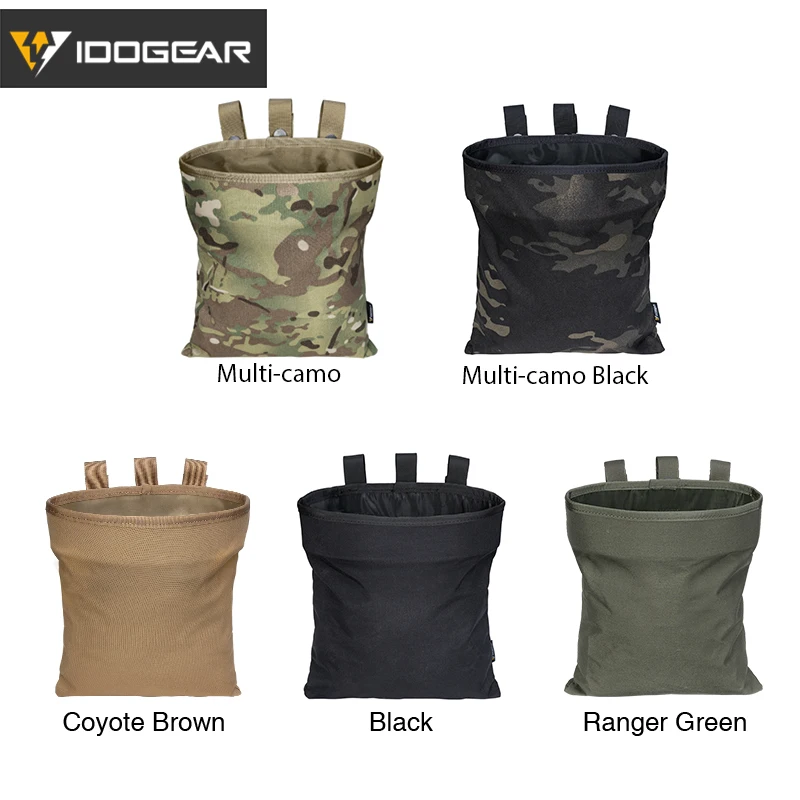 IDOGEAR Tactical Magazine Dump Pouch Molle Mag Drop Pouch recykling torby do przechowywania torba na narzędzia 3550