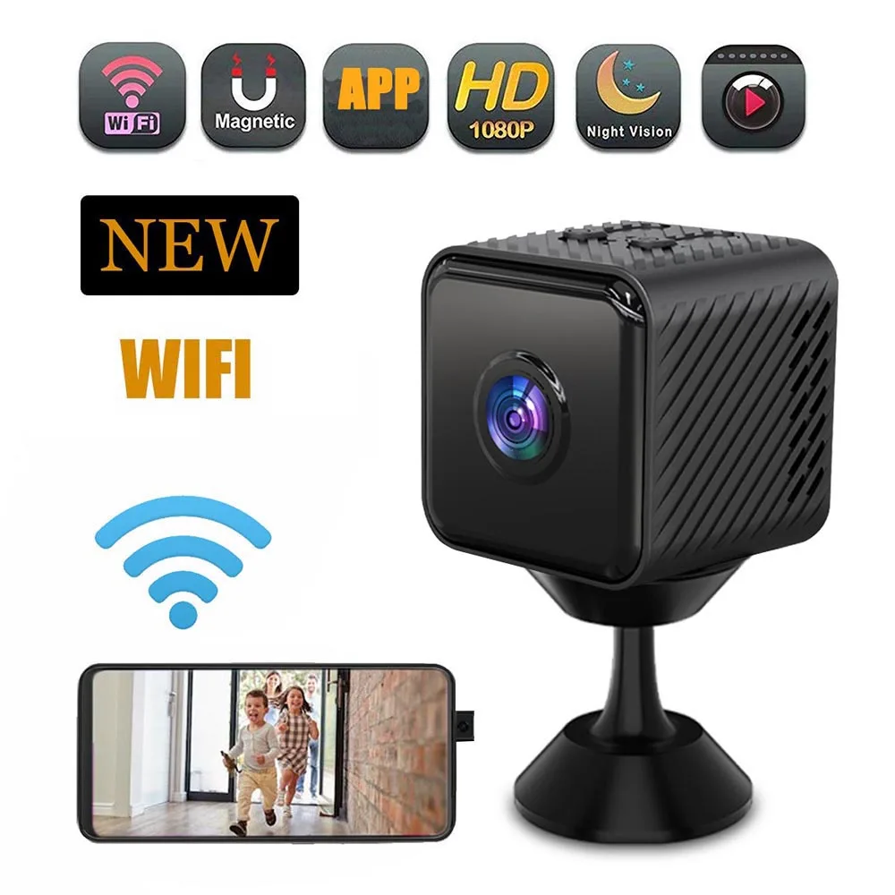 1080P HD Mini Wifi Camera Night Vision USB Surveillance Cameras Security Protectio Wireless Cam Recorder Motion Sensor