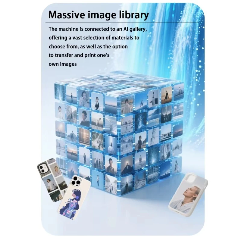 FOODLINE Customized Phone Case Printer -Automatic UV Flatbed Printing Machine for Customized Phone Covers - High Profit Business