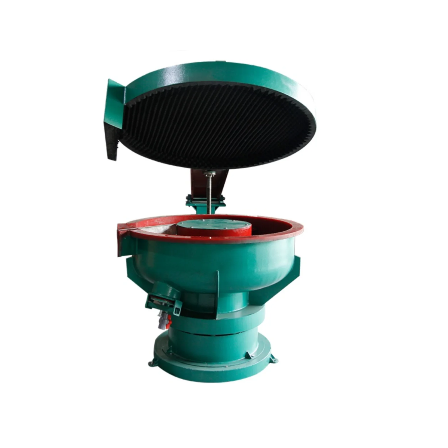 Automatic Large Metal Deburring Vibratory Motor Bearing Machine New Condition Soundproof Vibratory Tumbler Polishing Core Engine