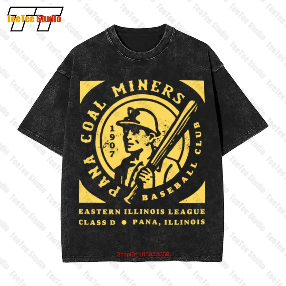 Pana Coal Miners Illinois Vintage Minor League Baseball Vintage Oversized T-Shirt WQTH