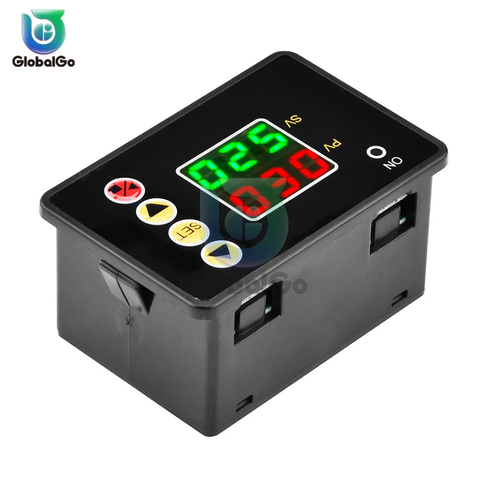 T2310 AC 110-220V DC 12V 24V LED Digital Time Controller Conto alla rovescia Timer On/Off Interruttore di Ritardo Timer Modulo Relè con Buzzer