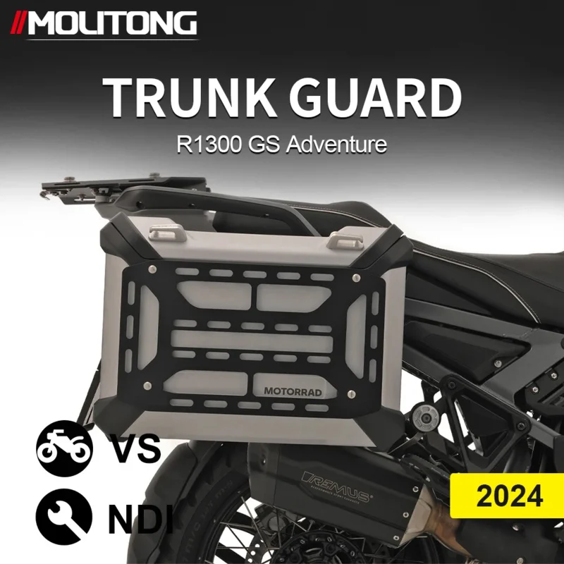 

Waterproof Luggage Grille Guard for 2024-2025 BMW R1300GS Adventure ADV Motorcycle Top Box & Side Trunk Storage Protection