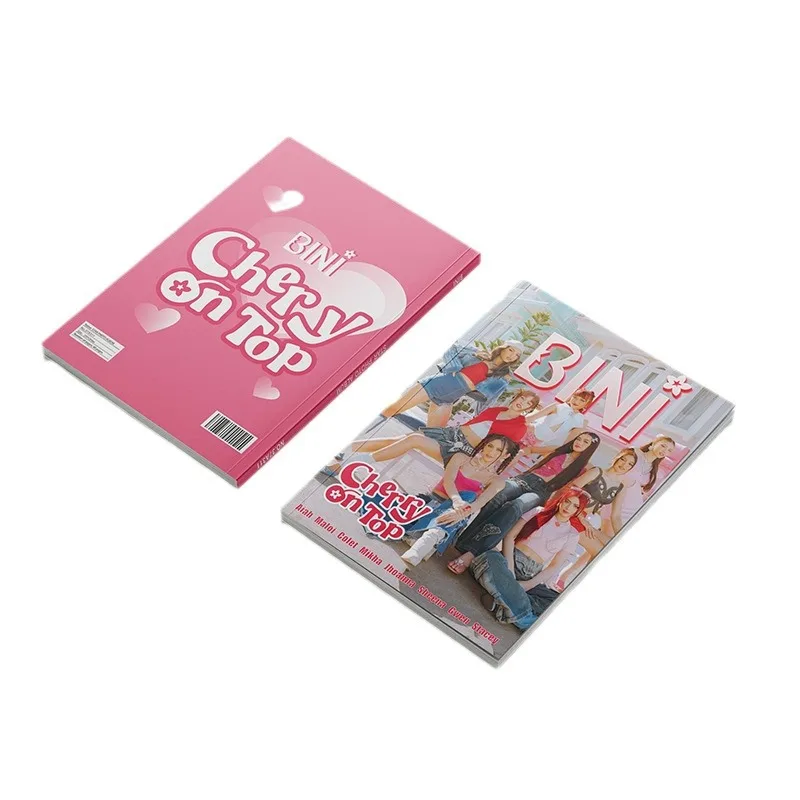 Kpop BINI New Album CHERRY ON TOP Portrait HD Photo Gallery Sticker Poster Bookmark Collection Card STACEY GWEN MALOI Fans Gift