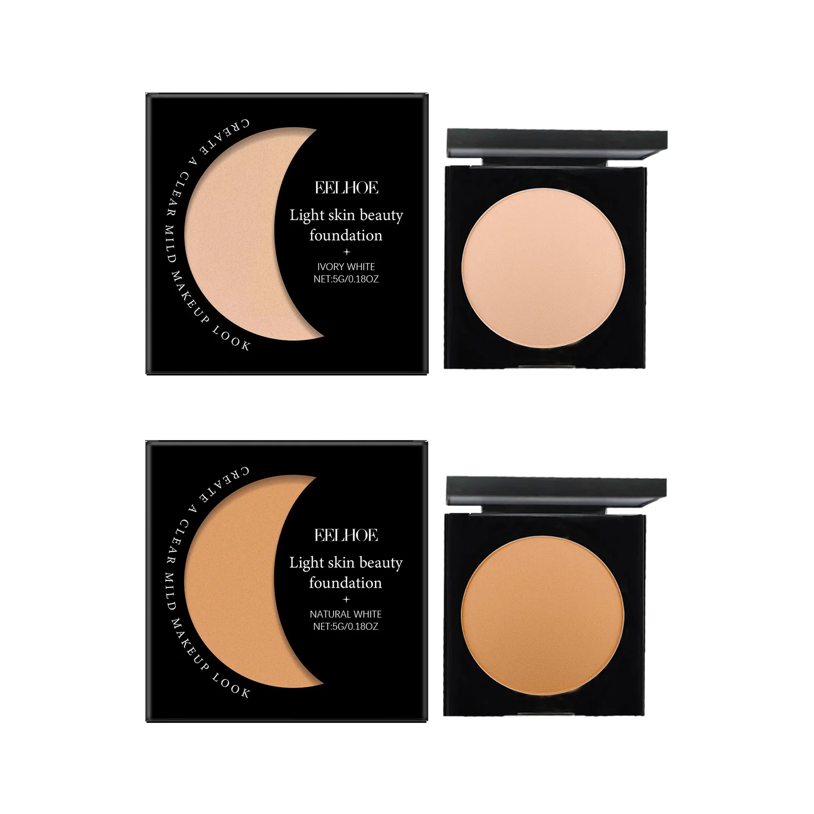 EELHOE Foundation Makeup Cream Matte Oil Control Sweatproof Nourish Face Concealer High Coverage Makeup Base Covering Foundation