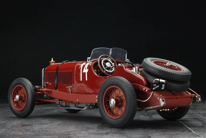 子供のための金属静的車モデル,1:18,1930,赤 #14,限定版,シミュレーション,ギフト玩具