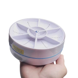 Mini Turbo Dishwasher Portable Ultrasonic Dish Washer USB Chargeable Vegetable Washing Machine Household Sink Dishwasher Device