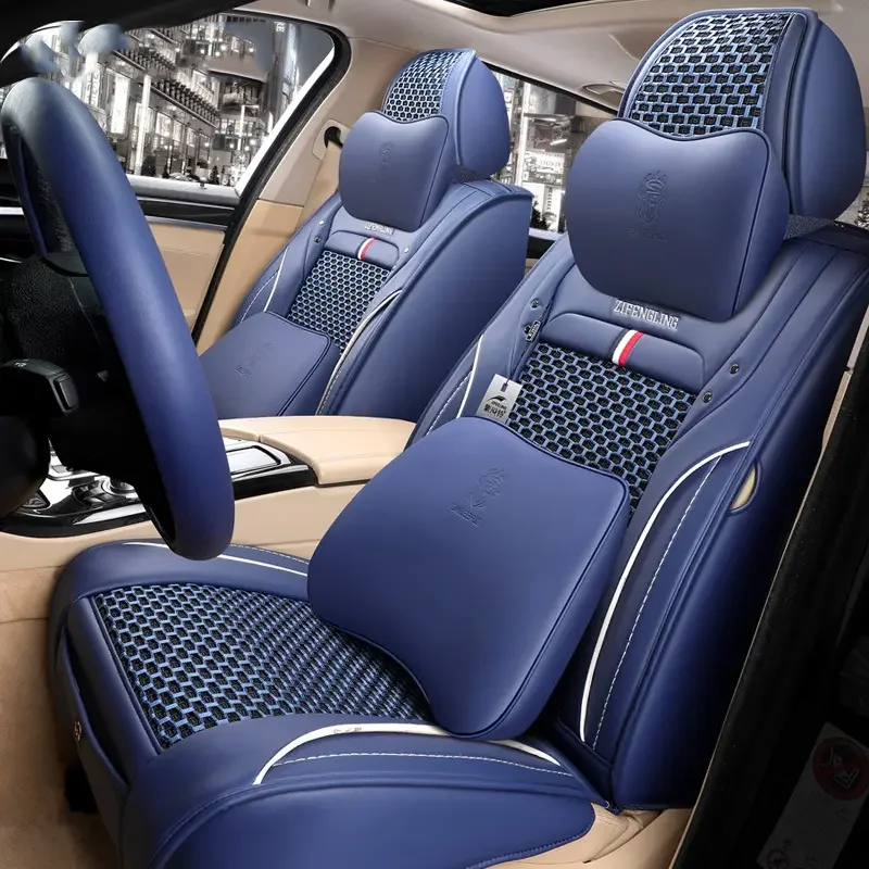 

Four Reasons Wholesale Full Set Type Universal Leather 9d With Pillows Universal Car Seat Cover