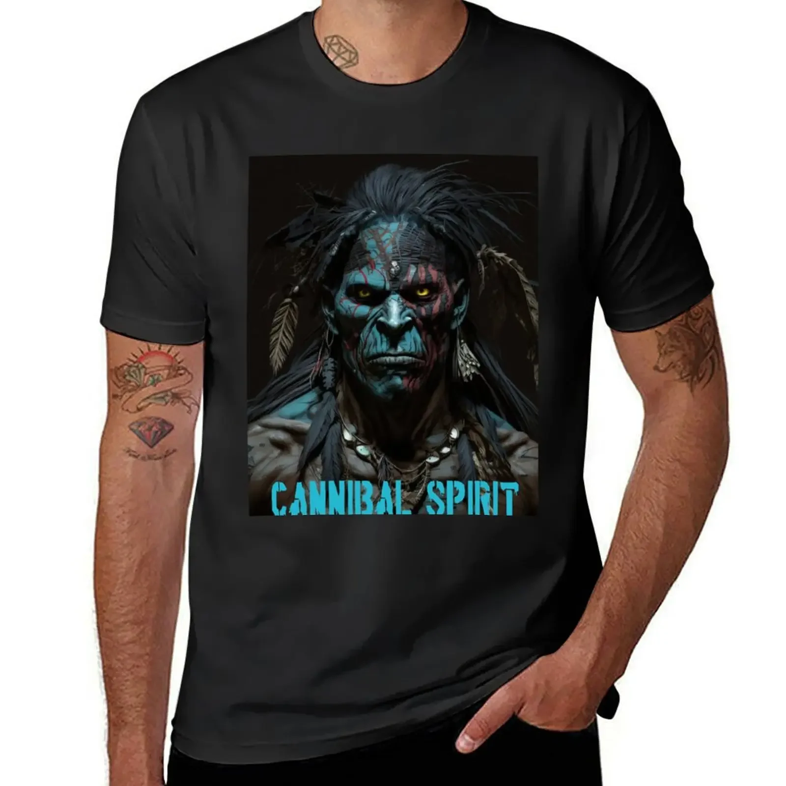 Cannibal Spirit (v3) T-Shirt shirts graphic tees blacks summer tops tshirts for men